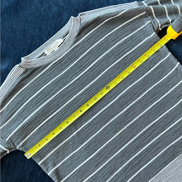 LOFT Striped and Split Shoulder Sweater Small - Picture 10 of 12